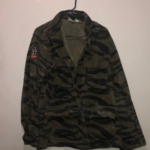 *VINTAGE* Military Jacket in Camouflage colorway